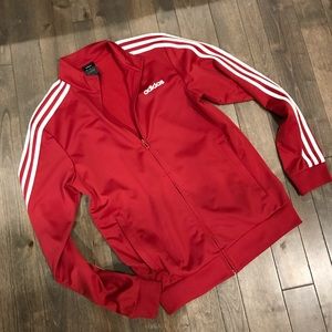 🔥 RED ADIDAS TRACK SUIT JACKET 🔥